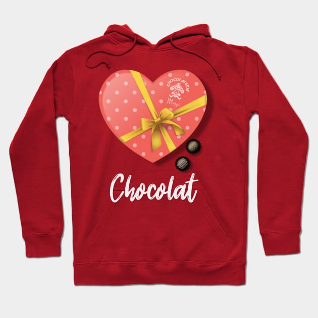 Chocolat - Alternative Movie Poster Hoodie by MoviePosterBoy